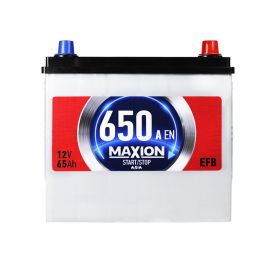 Автомобильный аккумулятор MAXION EFB SMF Asia (D23) 65Ah 650A R+ 5632049